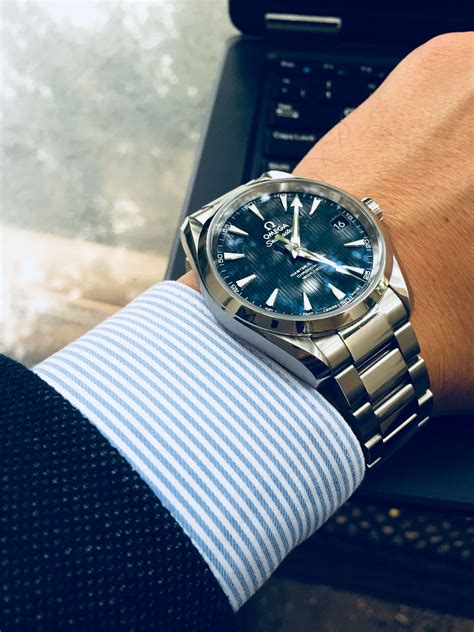 omega seamaster blue aqua terra|omega aqua terra 150m quartz.